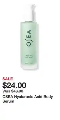 Ulta Beauty OSEA Hyaluronic Acid Body Serum offer