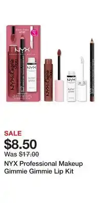 Ulta Beauty NYX Professional Makeup Gimmie Gimmie Lip Kit offer