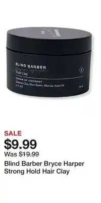 Ulta Beauty Blind Barber Bryce Harper Strong Hold Hair Clay offer