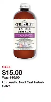 Ulta Beauty Curlsmith Bond Curl Rehab Salve offer