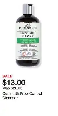 Ulta Beauty Curlsmith Frizz Control Cleanser offer