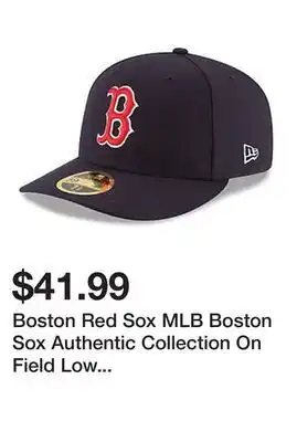 Belk Boston Red Sox MLB Boston Sox Authentic Collection On Field Low Game 59FIFTY Fitted Hat offer