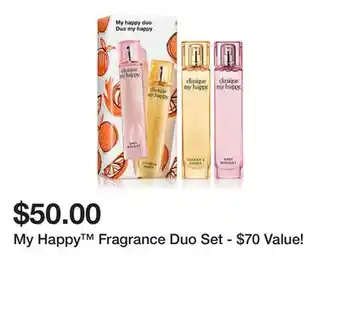 Belk My Happy Fragrance Duo Set - $70 Value! offer