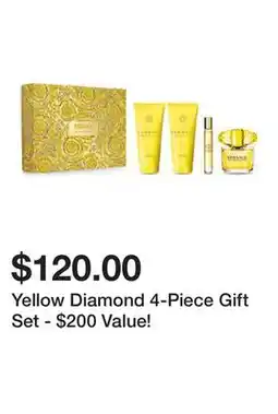 Belk Yellow Diamond 4-Piece Gift Set - $200 Value! offer