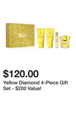 Belk Yellow Diamond 4-Piece Gift Set - $200 Value! offer