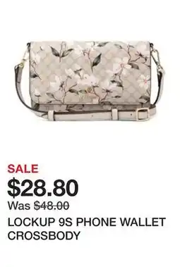 Belk LOCKUP 9S PHONE WALLET CROSSBODY offer