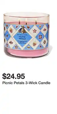 Bath & Body Works Picnic Petals 3-Wick Candle offer