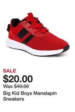 Belk Big Kid Boys Manalapin Sneakers offer