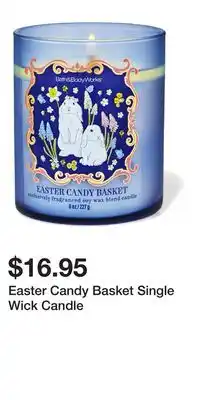 Bath & Body Works Easter Candy Basket Single Wick Candle offer