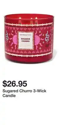 Bath & Body Works Sugared Churro 3-Wick Candle offer