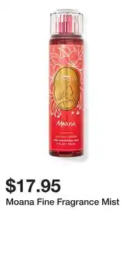 Bath & Body Works Moana Fine Fragrance Mist offer