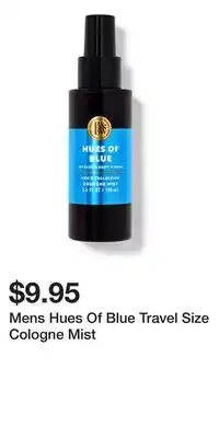 Bath & Body Works Mens Hues Of Blue Travel Size Cologne Mist offer