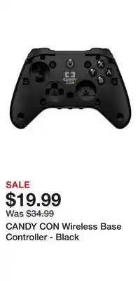 Game Stop CANDY CON Wireless Base Controller - Black offer