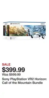 Game Stop Sony PlayStation VR2 Horizon: Call of the Mountain Bundle offer