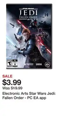 Game Stop Electronic Arts Star Wars Jedi: Fallen Order - PC EA app offer