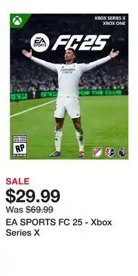 Game Stop EA SPORTS FC 25 - Xbox Series X offer