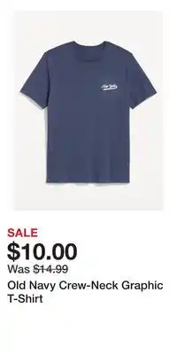 Old Navy Old Navy Crew-Neck Graphic T-Shirt offer