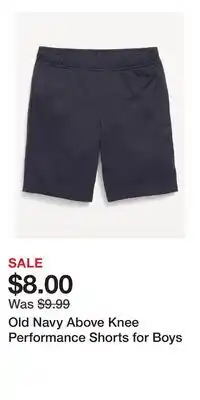 Old Navy Old Navy Above Knee Performance Shorts for Boys offer