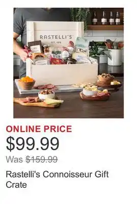 Costco Rastelli's Connoisseur Gift Crate offer