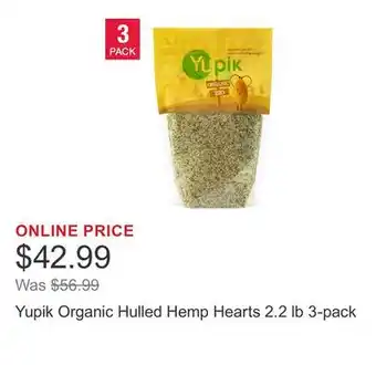 Costco Yupik Organic Hulled Hemp Hearts 2.2 lb 3-pack offer