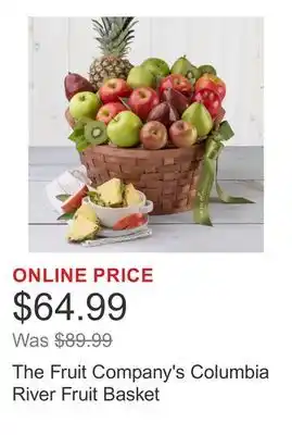 Costco The Fruit Company's Columbia River Fruit Basket offer