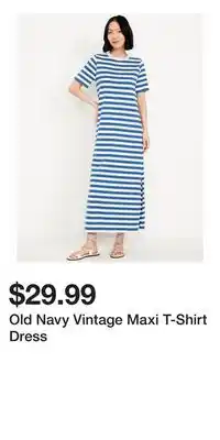 Old Navy Old Navy Vintage Maxi T-Shirt Dress offer