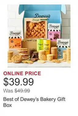 Costco Best of Dewey's Bakery Gift Box offer