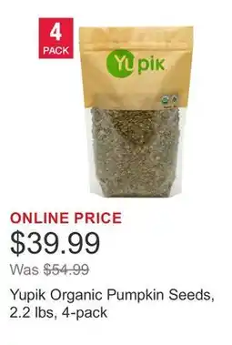 Costco Yupik Organic Pumpkin Seeds, 2.2 lbs, 4-pack offer