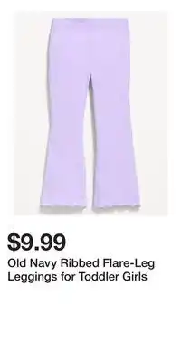 Old Navy Old Navy Ribbed Flare-Leg Leggings for Toddler Girls offer