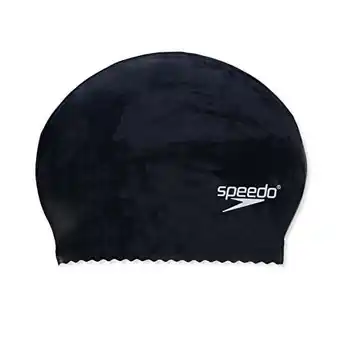 Walmart Speedo Unisex Swim Cap Latex Speedo Black One Size offer