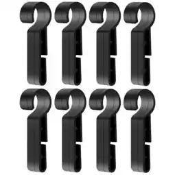 Walmart 8pcs Hardhat Headlamp Clips Non-slip Hard hat Light Clips Plastic Hardhat Hooks offer