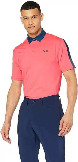 Walmart Under Armour Men's Playoff 2.0 Golf Polo Blitz Red XX-Large offer