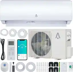 Walmart Acekool 9000 BTU Ductless Mini Split Air Conditioner Heat Pump 19 SEER Inverter AC 110V offer