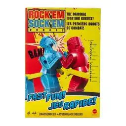 Walmart Rock 'Em Sock 'Em Robots FMW26 Toy, Multicoloured offer