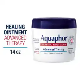 Walmart Aquaphor Healing Ointment Advanced Therapy, Skin Protectant for Dry, Compromised Skin, 14 oz Jar offer