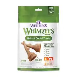 Walmart Wellness WHIMZEES Occupy Antler Natural Grain Free Dental Chews for Dogs, Large Breed, 6 count offer