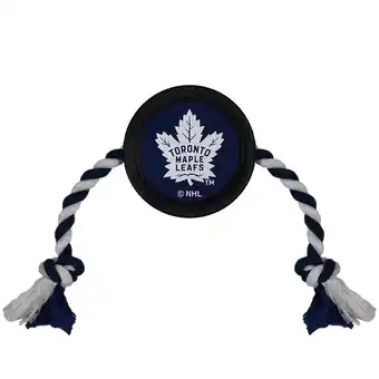 Walmart Pets First NHL Toronto Maple Leafs Hockey Puck Toy - Heavy-Duty Durable Rubber Dog Toy offer