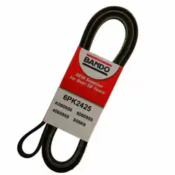 Walmart Bando USA Serpentine Belt, Black, 6PK2425, 0.54 lb offer