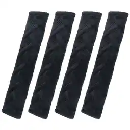 Walmart Unique Bargains 4 Pcs Car Seat Belt Pads Cover Backpack Seatbelt Shoulder Pad for Adult, Black offer