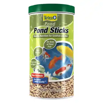 Walmart Tetra TetraPond Sticks 11 Pounds, Pond Fish Food, for Goldfish and Koi offer