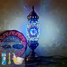 Walmart MEHOOM DIY Mosaic Lamp Kit,Turkish Crafts Kit for Adult,Moroccan Decor,Mothers Day Gift Ideas offer