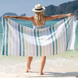 Walmart Arkwright Sandfree Turkish Beach Towel - Sand Resistant Cotton Pool Towel - 35 x 75 in. - Fun offer