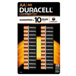 Walmart Duracell AA Alkaline Batteries, 48 Ct offer