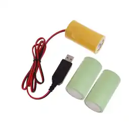 Walmart ZPAQI USB to 4.5V LR20 D Cell Battery Eliminators Replace 3x1.5V LR20 D Batteries offer