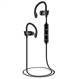 Walmart Raensmxjx Wireless Headset Headphones Sport Sweatproof Stereo Earbuds Earphone offer