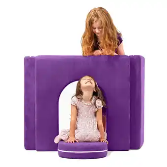 Walmart Jaxx Zipline Playscape Castle Gate - Playtime Furniture for Imaginative Kids, Grape offer