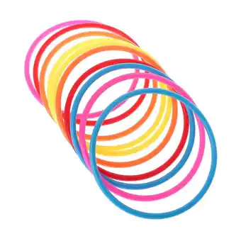 Walmart hejhncii 10 Pcs Toss Rings Throw Carnival Backyard Games Kids Intelli offer