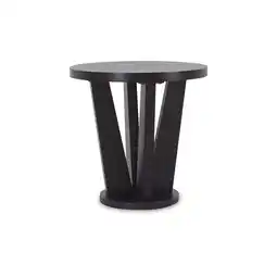 Walmart Signature Design by Ashley Contemporary Chasinfield End Table, Dark Brown offer