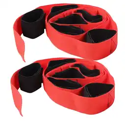 Walmart 2Pcs Fun Outdoor Sports 6 Legged Race Bands Giant Footstep Nylon Webbing Tram Game Activity offer