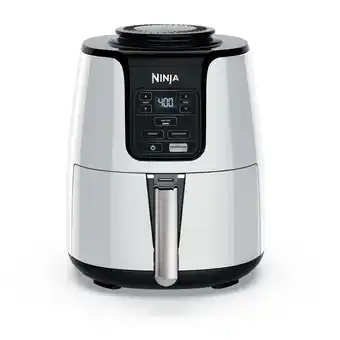 Walmart Ninja 4Qt Air Fryer, Nonstick Basket with Crisper Plate, 1550 Watts, White offer